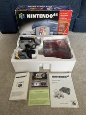 Nintendo N64 Console - Boxed Complete CIB PAL & Super Smash Bros Bundle
