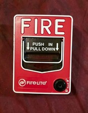 Fire-Lite Honeywell BG-12 Dual Action Conventional Fire Alarm Pull Station 