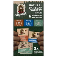 Dr. Squatch Natural Bar Soap, Variety Pack, 5 oz., 6 ct.