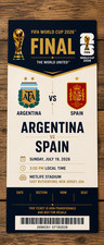 FIFA World Cup Final Argentina vs Spain 2026 ...