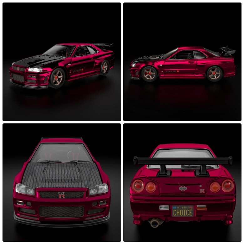 Hot Wheels 2024 RLC exclusive selections Nissan Skyline GT-R BNR34 (NP26
