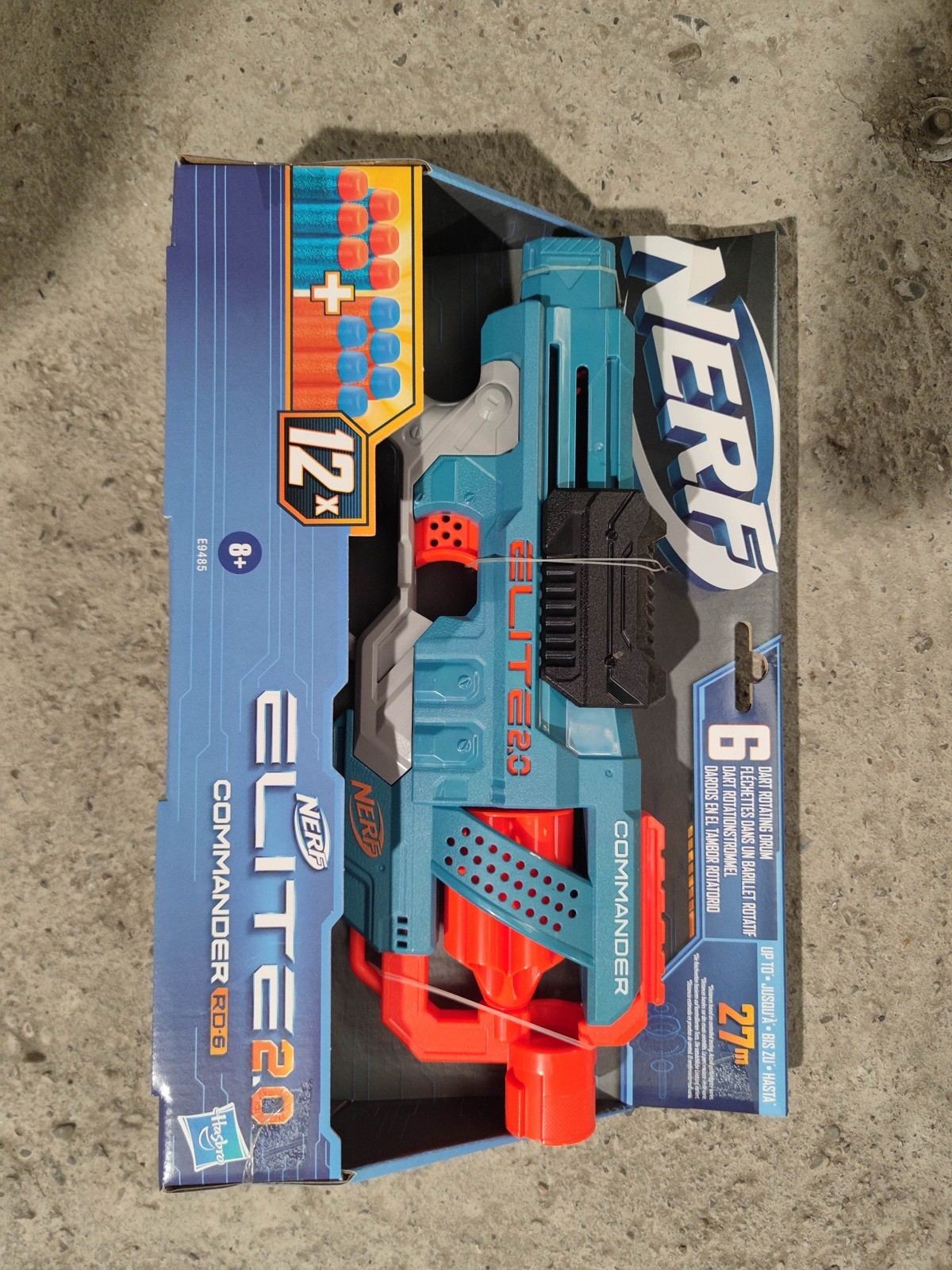 Nerf Elite 2.0 Commander RD pistolet enfant pour recharger rapidement sans bloquer
