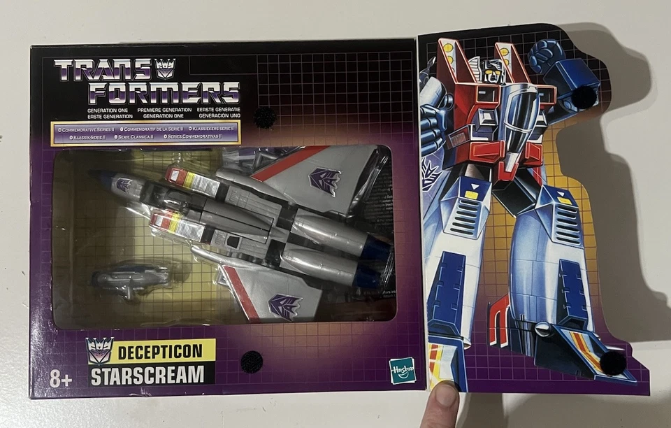 Transformers Decepticon Starscream G1 Commemorative Series II Action Figure — 第 3/4 张图片