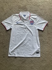 Nike USA Soccer Jersey Men’s Medium M White Dri-FIT USMNT Home Shirt NWT