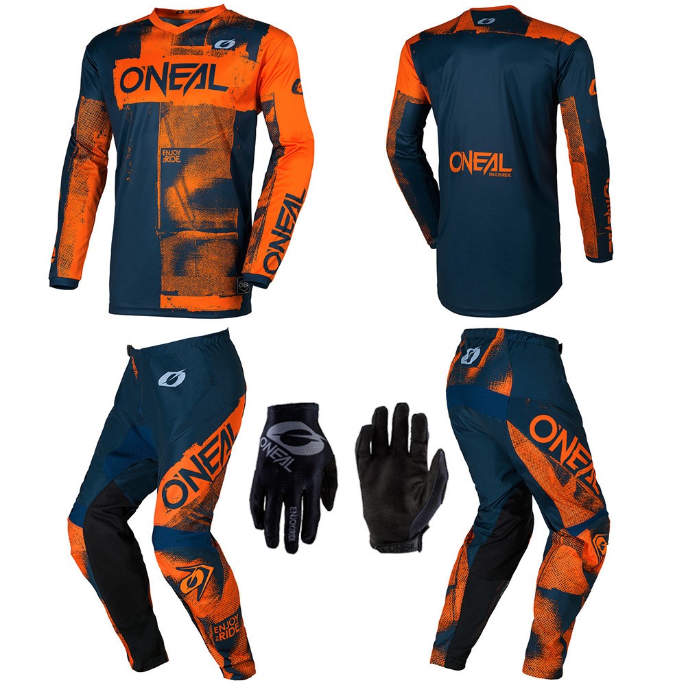 O'Neal Element Roller Orange Jersey Pants Gloves motocross dirt