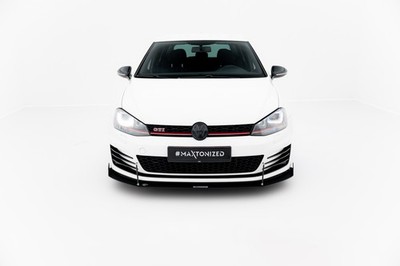 Frontlippe passend für VW Golf 7 GTI schwarz matt