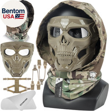 Airsoft Mask Full Face Skull Balaclava Face Mask Men Skeleton Mask Tactical Prot