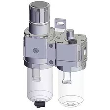 Smc Ac30a-N02-Z-D Filter,  Regulator,  Lubricator, 1/4"Npt