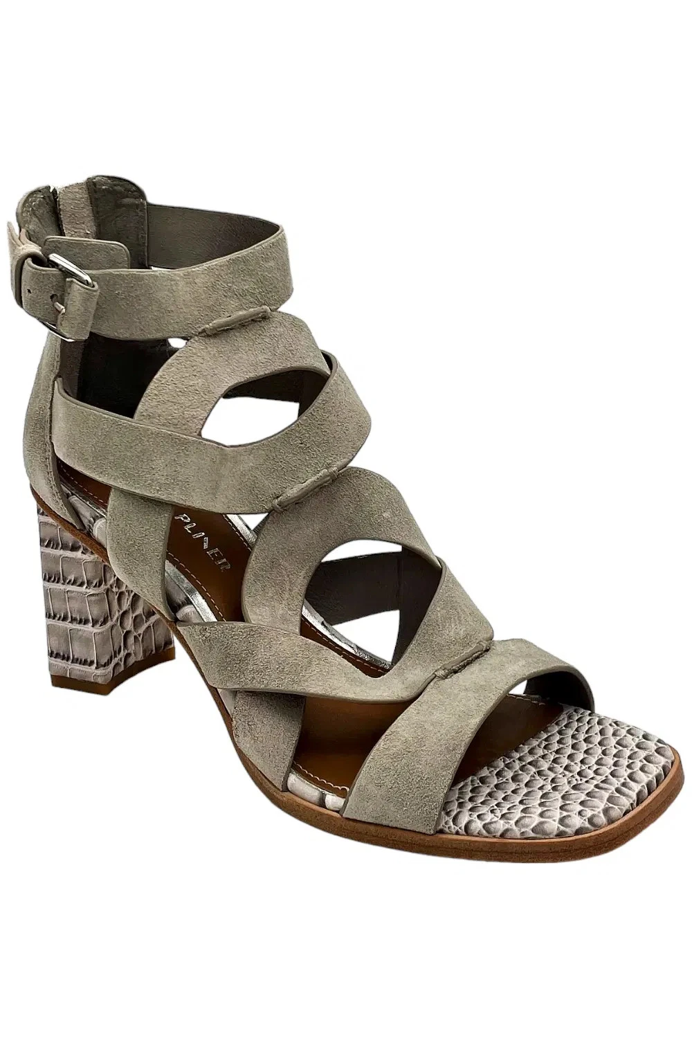 Donald Pliner Women's Izze Suede Heeled Strappy Sandals Light Taupe
Opens in a new window or tab