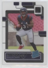 2022 Panini Clearly Donruss Rated Rookie Dameon Pierce #90 10vb