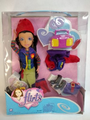 FLIRTS DOLL 2004 KIDSKORE FLIRTS VERY RARE NEW FASHION COLORFUL DRESS UP PUNKY
