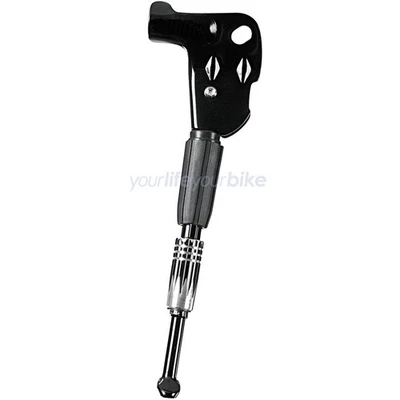 ERGOTEC LILIPUT SEITENSTÄNDER 16" 18" 20" VERSTELLBAR 25kg FAHRRAD ACHSE MONTAGE