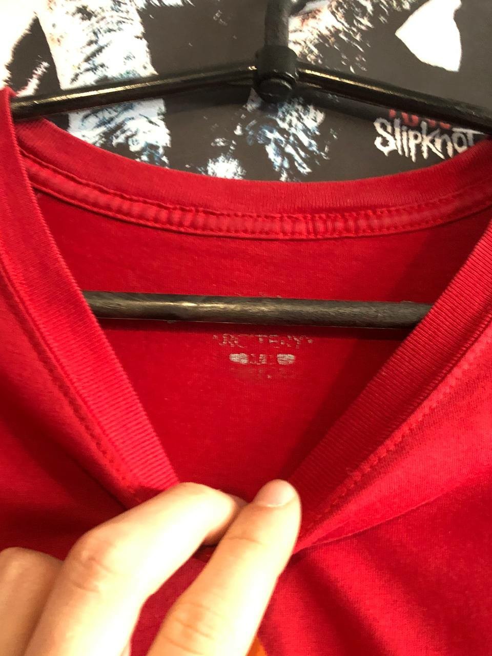 T shirt Arc'teryx cotone rosso maglietta logo montagna