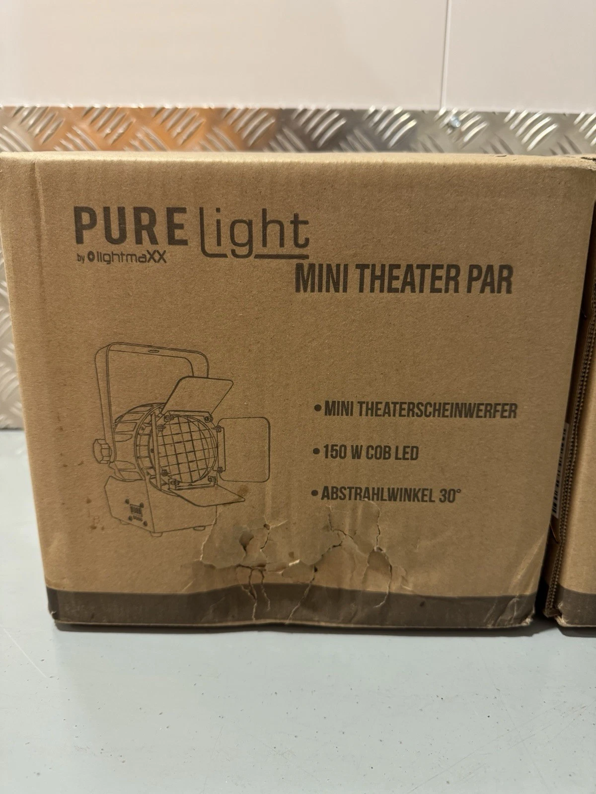 2x Lightmaxx PureLight Mini Theater Par 150W COB LED Spotlight RS-COB20 New 2