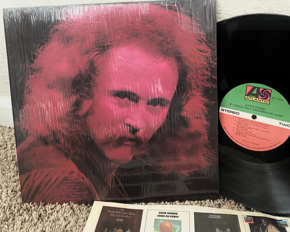 MINT 1971 ORIG = David Crosby + DEAD AIRPLANE SANTANA QUICKSILVER N Young Psych - Image 3 of 4