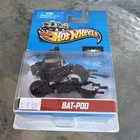 2013 Hot Wheels Motorcycles Batman The Dark Knight Bat-Pod W/Figure SR