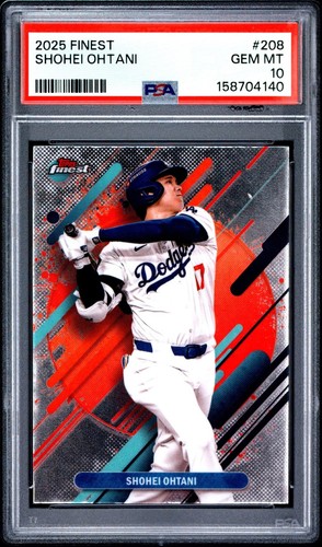 2025 Topps Finest - Rare Shohei Ohtani #208 PSA 10