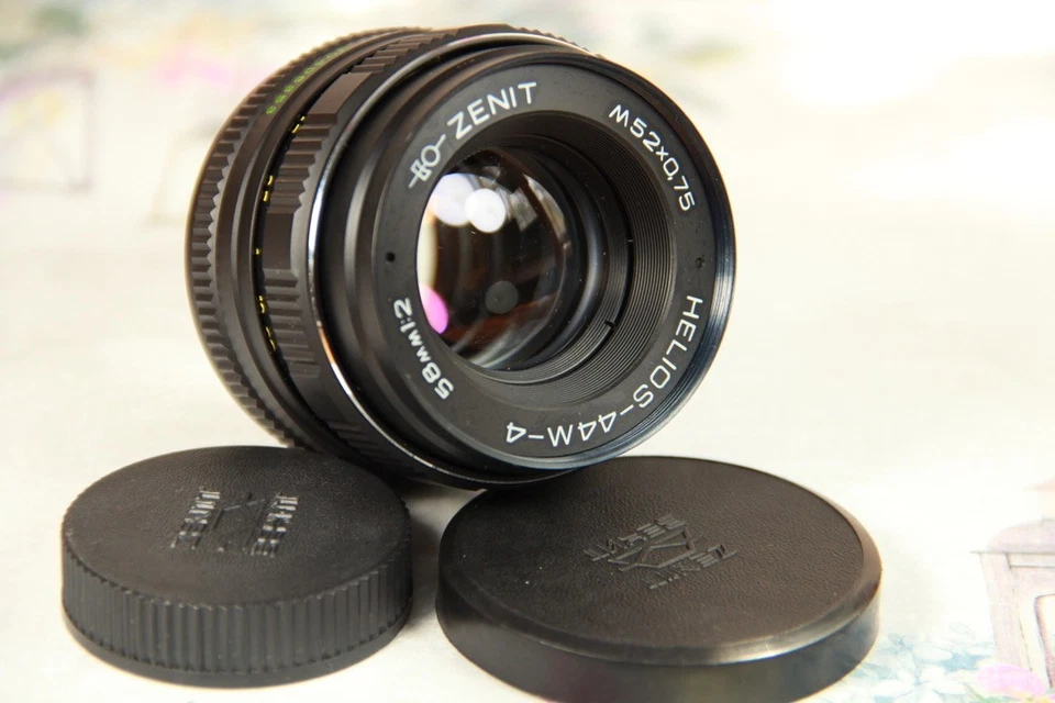 Lente Helios 44M-4 58 mm f/2 M42 URSS lente vintage Swirly Bokeh Foto 3 de 4