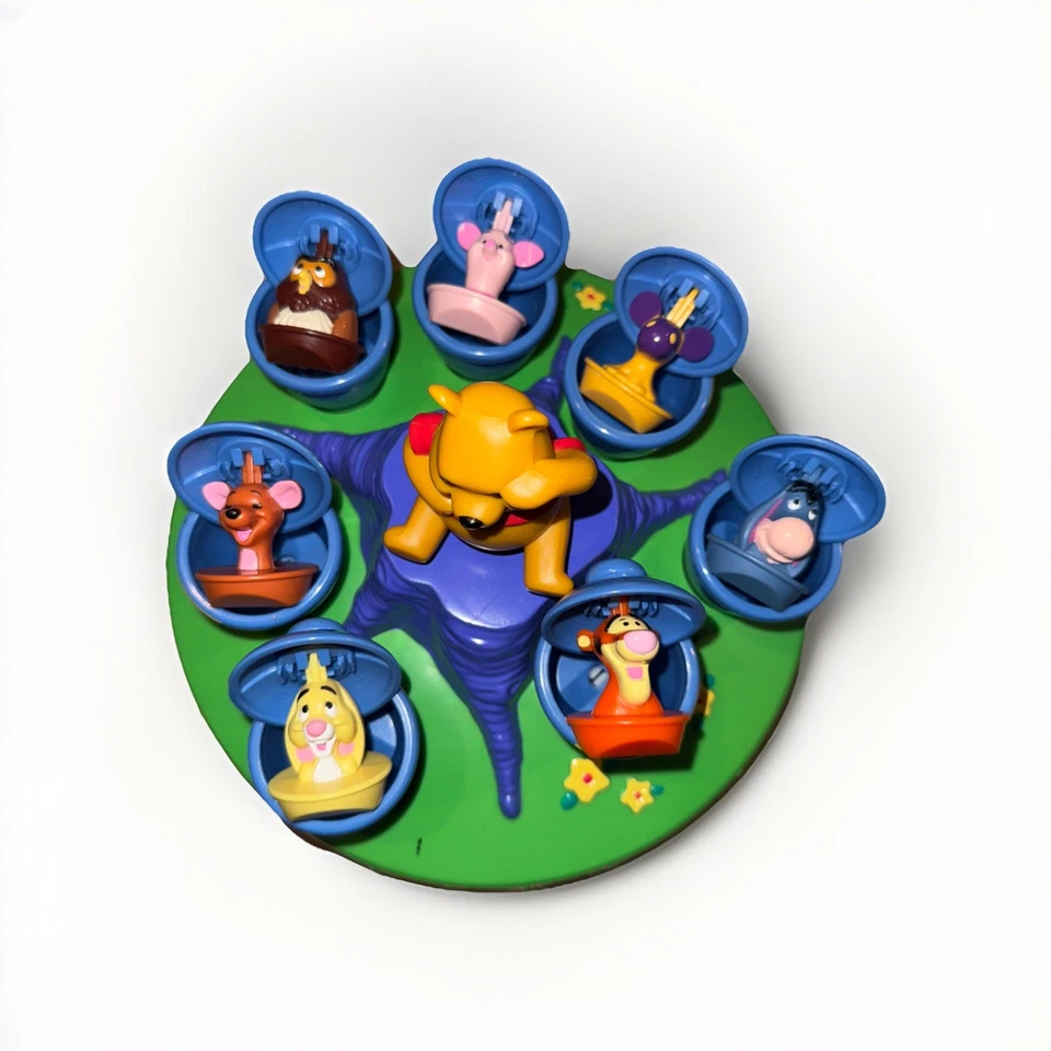 RARO! JUEGO COMPLETO HASBRO 1996 POOH MUSICAL HIDE N' SEARCH MOTORIZADO 3 X AA Foto 4 de 4