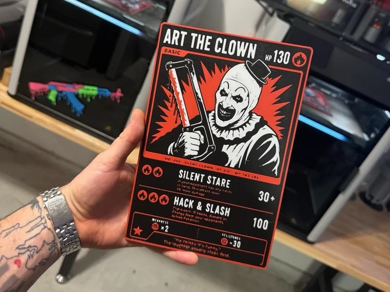 Art The Clown Pokémon Card Oversized Collectible