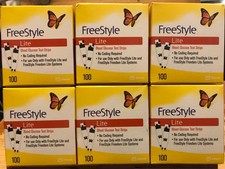 FreeStyle Lite blood glucose test strips 600