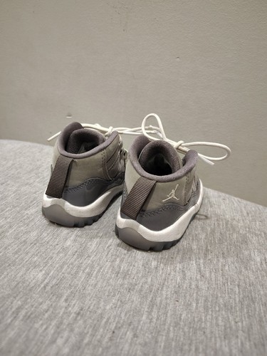 Nike Air Jordan 11 Retro Gray Toddler Athletic Sneakers 378040-005 - Sz 5c - Picture 15 of 21