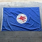 Vintage Mobil Oil Pegasus Nylon Flag Blue 4’ x 6’ Tug Boat