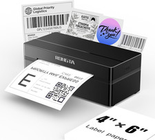 Bluetooth 4x6 Shipping Label Printer Thermal Label Printer for Amazon,Ebay,Etsy,
