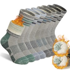 Kids Merino Wool Hiking Socks Boys Girls Thermal Winter Warm Boot Toddlers Th...