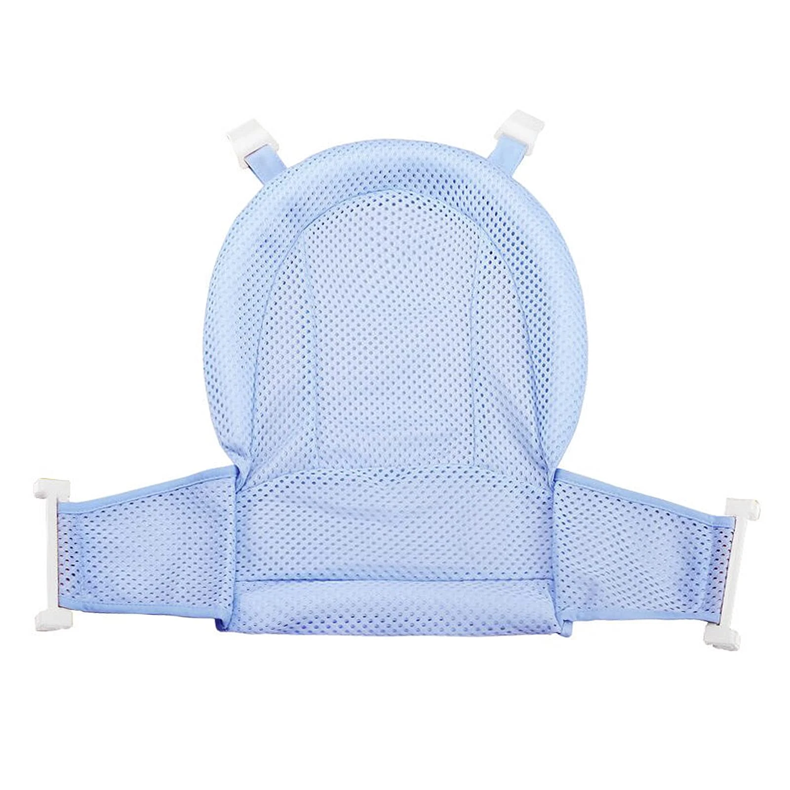 Universal Adjustable Baby Bath Tube Support Mesh Net Soft Breathable Infants ...