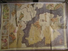 Sega Master System MIRACLE WARRIORS w/Cartridge, Instructions, Box, MAP (CIBM)