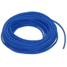 PET Cable Wire Wrap 5mm Expandable Sleeving Blue 7.6 M Length