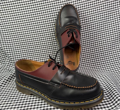 Dr Martens x MM6 Maison Margiela 1461 Penton Loafers Black Oxblood US Men's 11