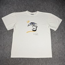 Vintage Weiss Art Shirt Mens Large White Bondi Beach Australia Graphic Tee 90s