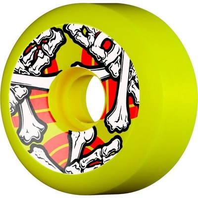 Powell Peralta Cross Bones Oldschool Skateboard Wheels Rollen yellow