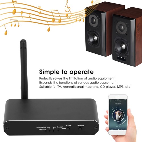 Bt 5.0 Receiver Transmitter Digital To Analog Convertor Avx Output For T BUU - Afbeelding 8 van 12