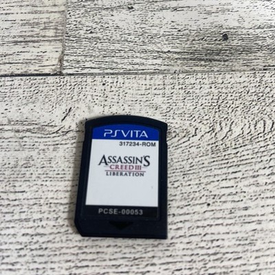 Assassin's Creed III: Liberation Sony PS Vita Game Cartridge Tested