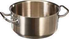 Pentole Agnelli, COIX3106E20, Casseruola Bassa Con 2 Maniglie, Acciaio Inox, Arg