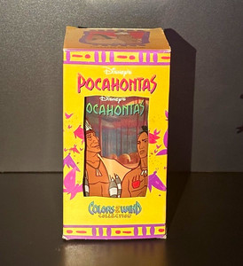 Burger King Disney Pocahontas Colors of the Wind Promo Box Yellow Purple Pink