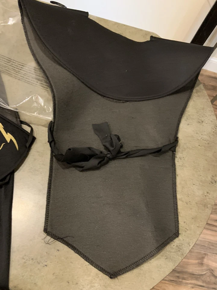 Череп ниндзя костюм золото весело мир ребенка большой (10-12) без брюки - Изображение 4 из 4