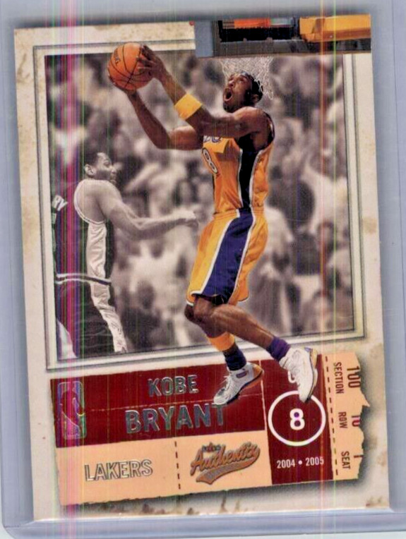 2004-05 Fleer Authentix Kobe Bryant #17 LOS ANGELES LAkERS
