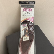 New Model Model Remy Pose Human Hair Yaky 12in Color 530