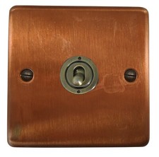 G&H CTC385-AB Tarnished Copper 1 Gang Intermediate Toggle Light Switch