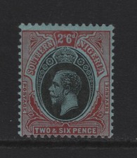 SOUTHERN NIGERIA SC#28 -- MH, FINE -- TONED GUM
