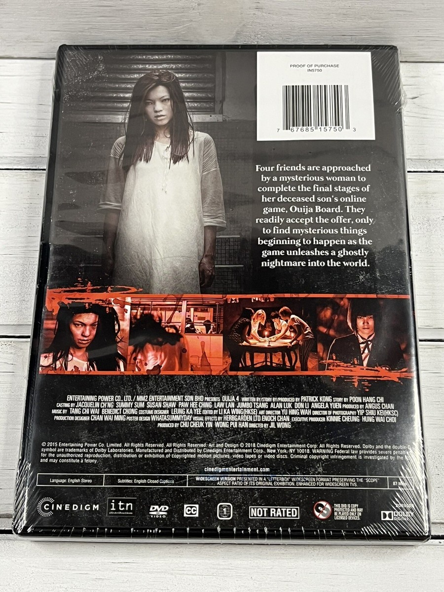 Ouija 4 DVD 2015 Widescreen Jaqueline Chong Jill Wong Sealed