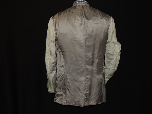 Corneliani men's light Gray 3 button dual vent patch pockets jacket coat 40 R - Picture 6 of 10