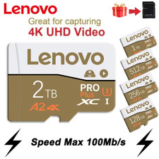 Lenovo 2TB 1TB 512GB 256GB 128GB 64GBV30 SD Card High-Speed Micro TF Memory Card