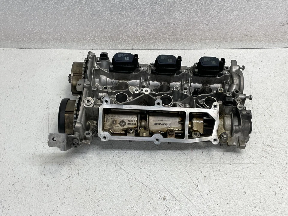 2018 2019 2020 Audi S5 Left Engine Cylinder Head W/Camshafts 3.0L 1433 OEM - Image 2 of 4