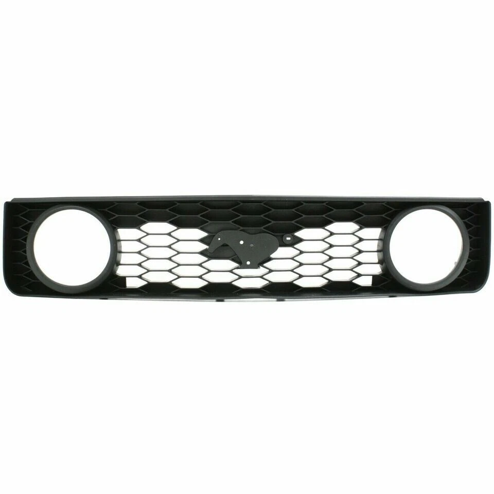 New Front Grille Textured Black Plastic Fits 2005-2009 Ford Mustang FO1200422 Foto 2 de 4