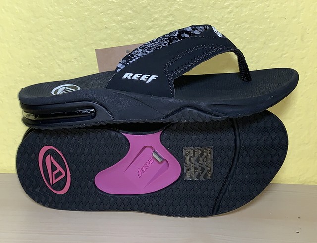 Reef Fanning Women US 5 Black Flip Flop Sandal for sale online | eBay